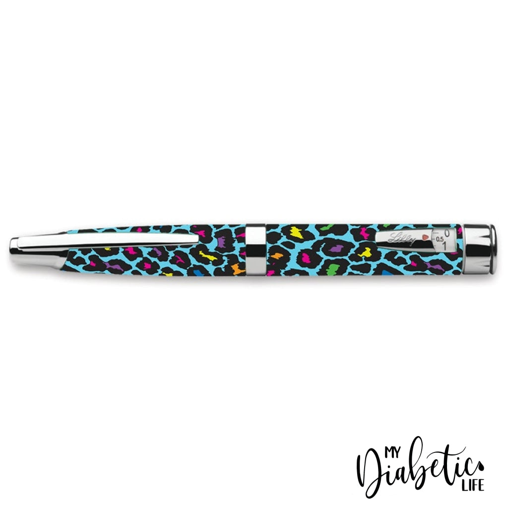Neon Leopard - Humapen Luxura Insulin Pen Peel Skin Decal Sticker Cover