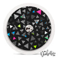 Geo Neon Triangles - Freestyle Libre Sensor Peel Skin And Decal Fgm/cgm Sticker