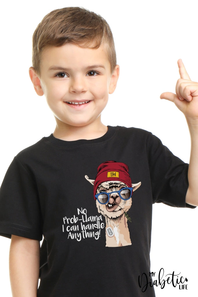 No Prob-Llamas! - Kids Unisex T-Shirt 0 / Black Shirts