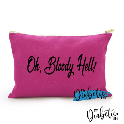 Oh Bloody Hell! - Carry All Storage Bag Dark Pink Storage Bags