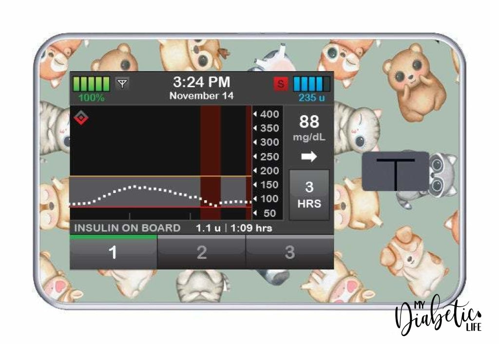 On the Farm - Tandem Tslim x2 Pump Peel, skin and Decal, insulin pump sticker - MyDiabeticLife