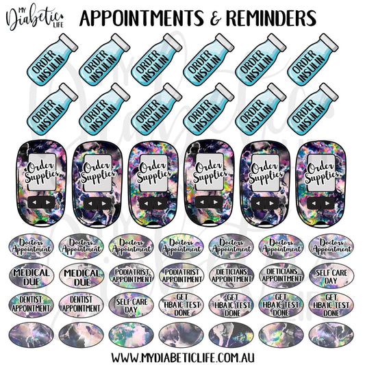 Opals - 46 Appointment & Reminder Planner Stickers