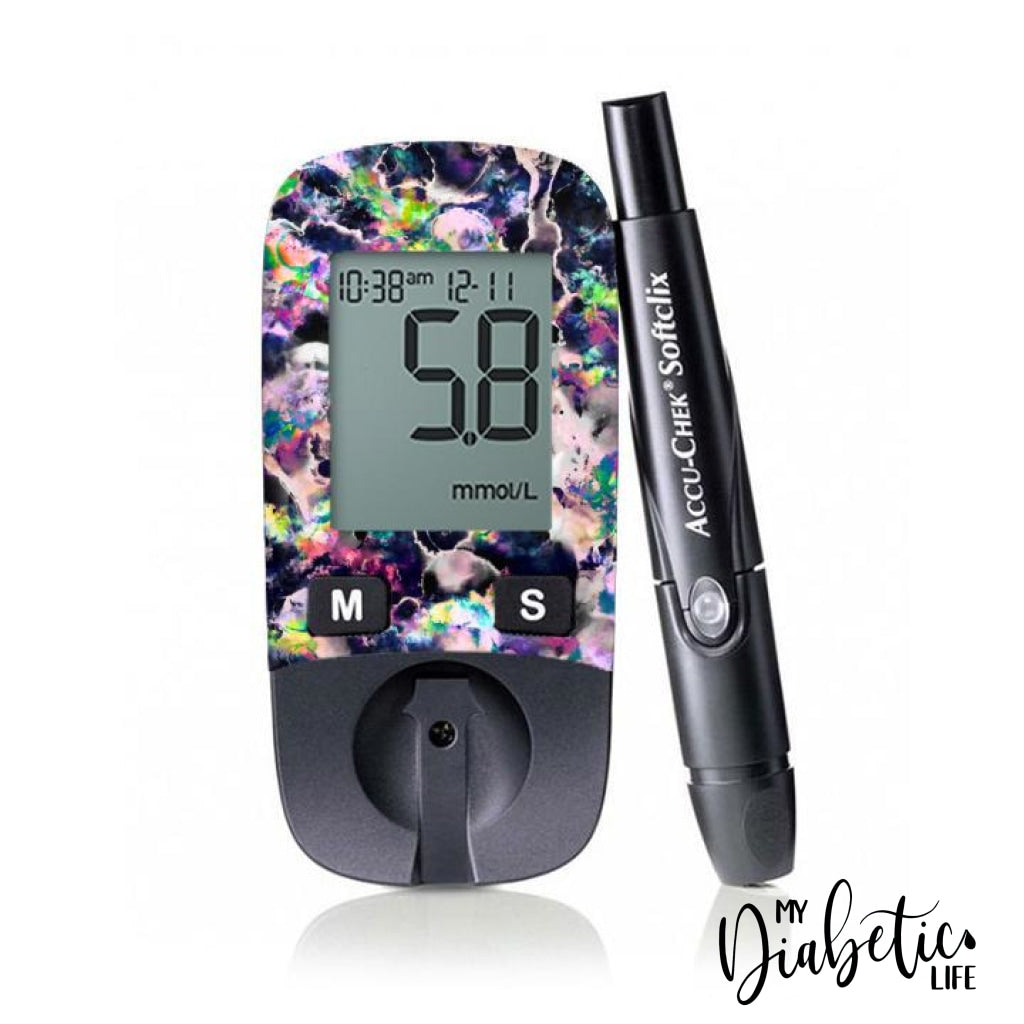 Opals - Accu-chek Active Peel, skin and Decal, glucose meter sticker - MyDiabeticLife