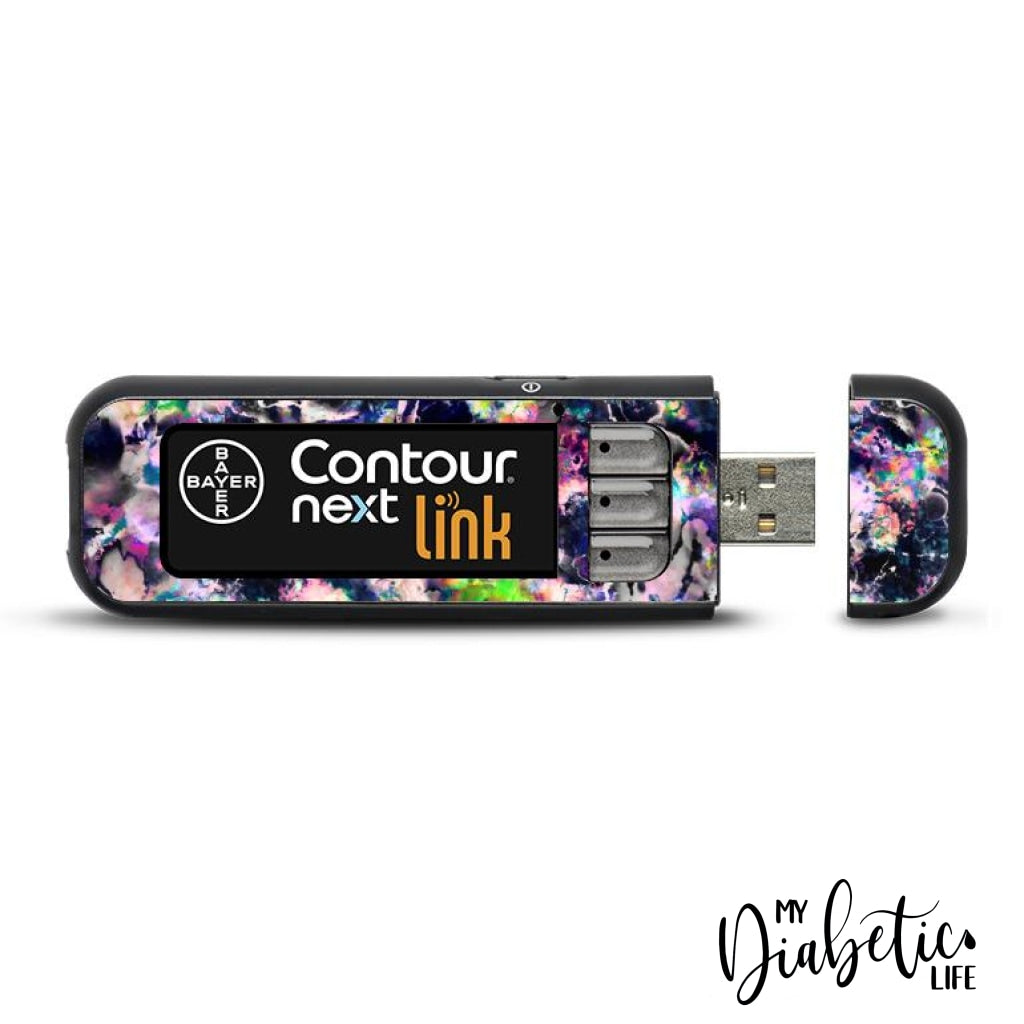 Opals - Contour Next Link USB Peel, skin and Decal, Glucose meter sticker - MyDiabeticLife