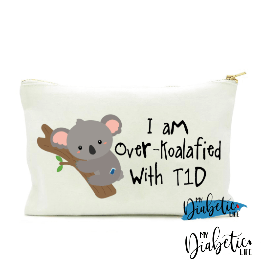 Over-koalafied - Insulin test kit bag, diabetes accessories, storage bag for medication - MyDiabeticLife