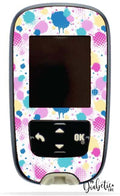 Pastel Splotches - Accuchek Guide Peel Skin And Decal Glucose Meter Sticker