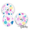 Pastel Splotches - Bubble Reader Sticker Smart