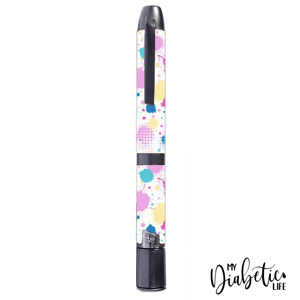 Pastel Splotches - Inpen Smart Insulin Pen Peel Skin And Decal Sticker Cover