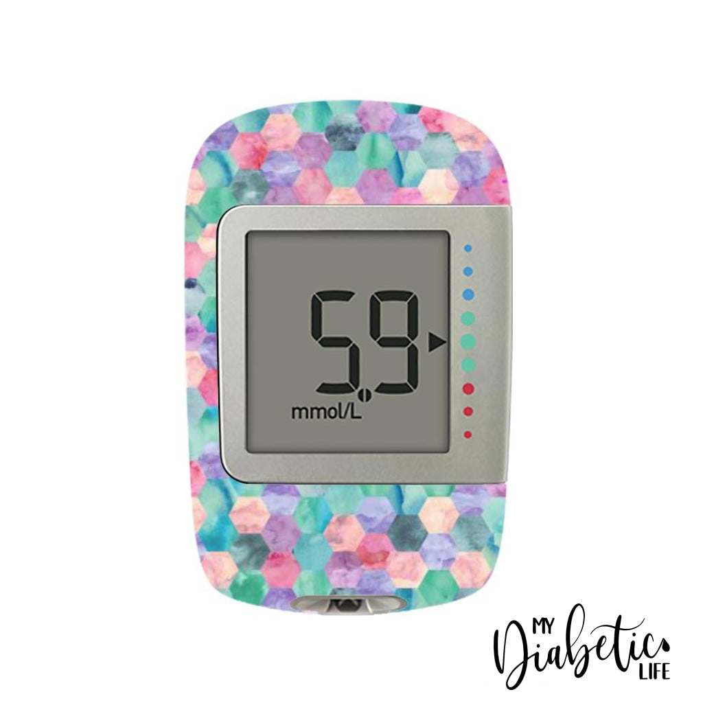 Patchwork - Hexagons Accu Chek Instant S Accu-Chek