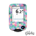 Patchwork Hexagons - Freestyle Libre Peel, skin and Decal, glucose meter sticker - MyDiabeticLife
