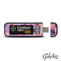 Patchwork - Rectangle - Contour Next USB Peel, skin and Decal, Glucose meter sticker - MyDiabeticLife