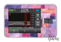 Patchwork Rectangles - Tandem Tslim x2 Pump Peel, skin and Decal, insulin pump sticker - MyDiabeticLife