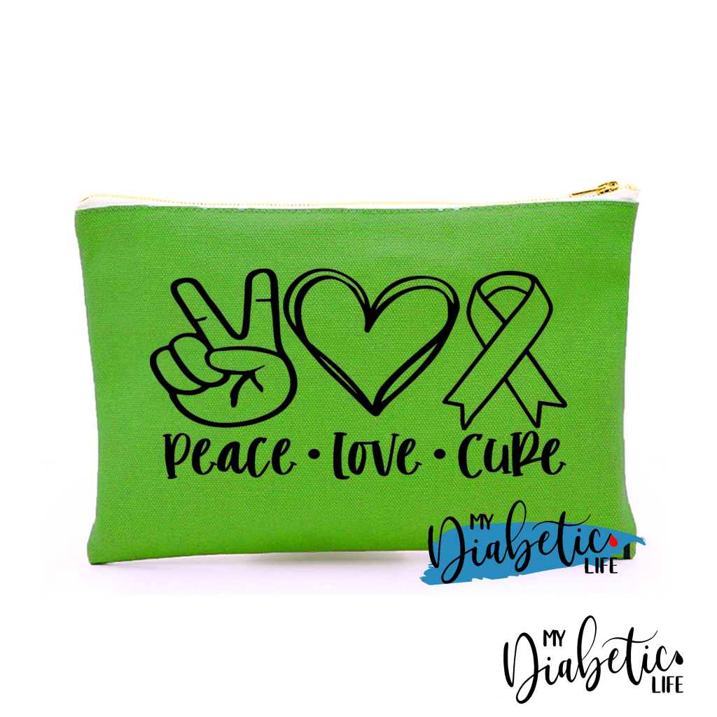 Peace Love Cure - Carry All Storage Bag Green Storage Bags