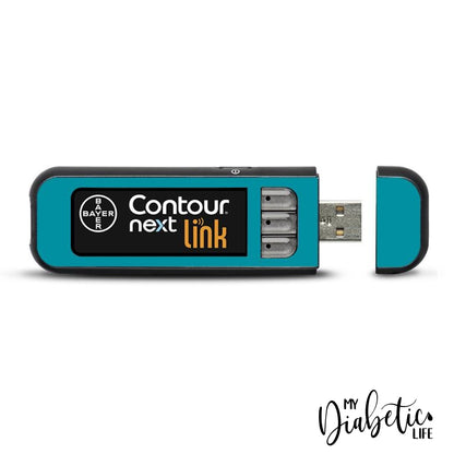 Plain Colours- Pick your Fav - Contour Next USB Peel, skin and Decal, Glucose meter sticker - MyDiabeticLife