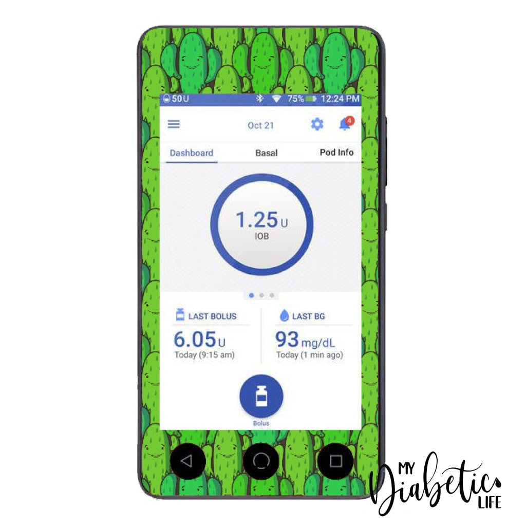 Prickles - Omnipod Dash Sticker