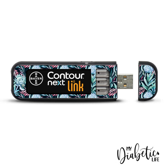 Protea & Eucalyptus - Contour Next Link Usb Sticker