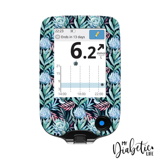 Protea & Eucalyptus - Freestyle Libre/Insulinx Meter Sticker Freestyle Libre
