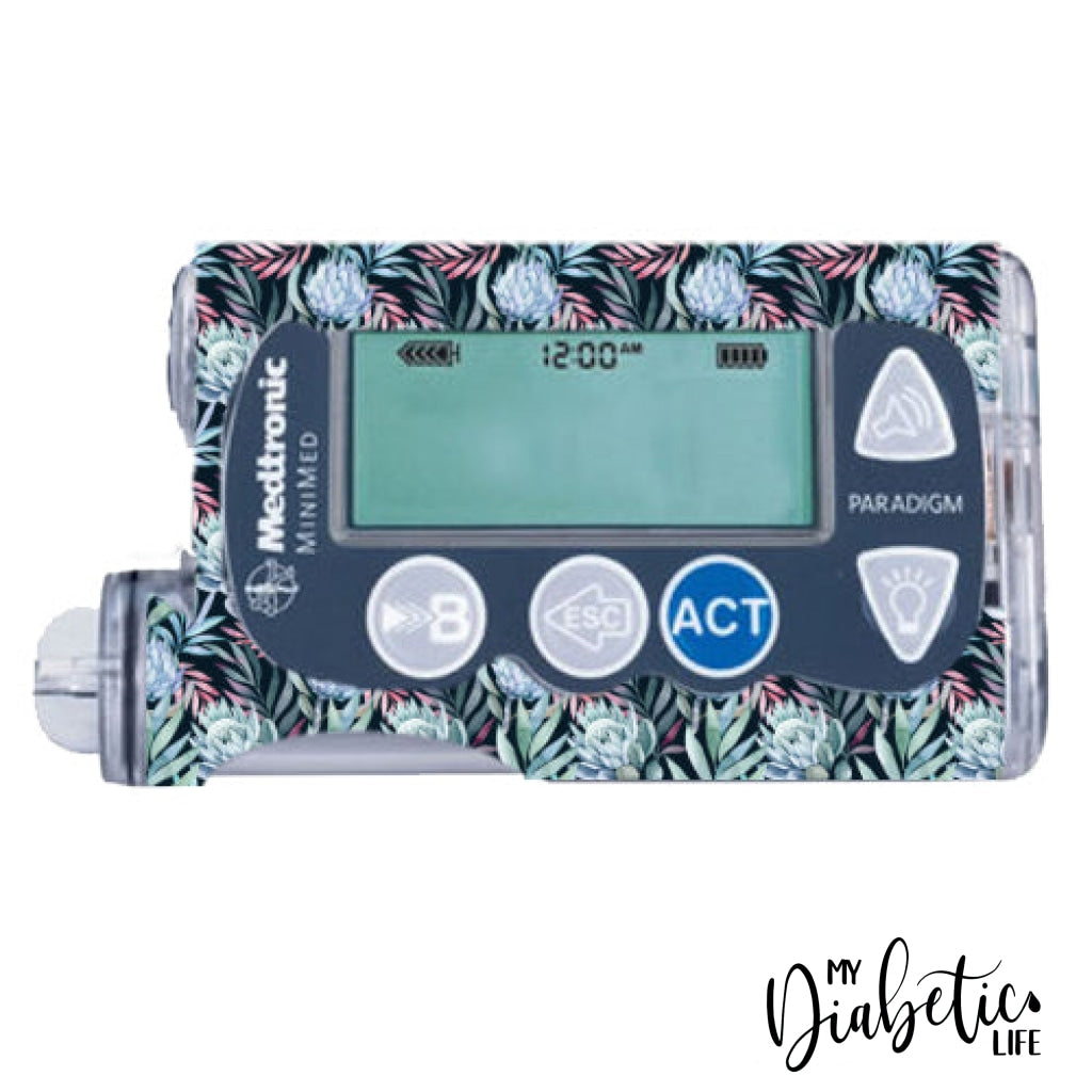 Protea & Eucalyptus - Medtronic Paradigm Series 7 Sticker