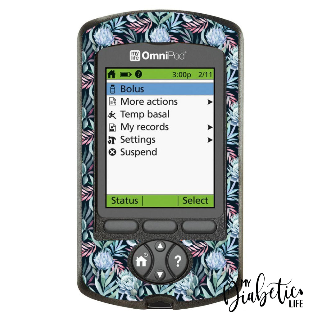 Protea & Eucalyptus - Omnipod Pdm Sticker