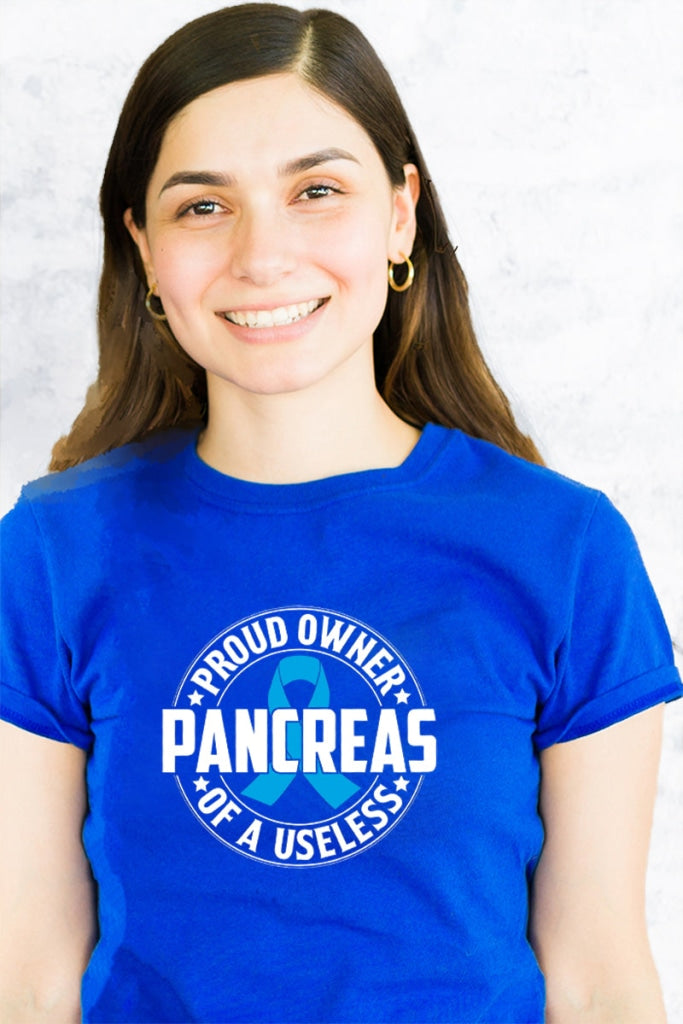 Proud Owner Of A Useless Pancreas - Unisex T-Shirt S / Royal Blue Shirts