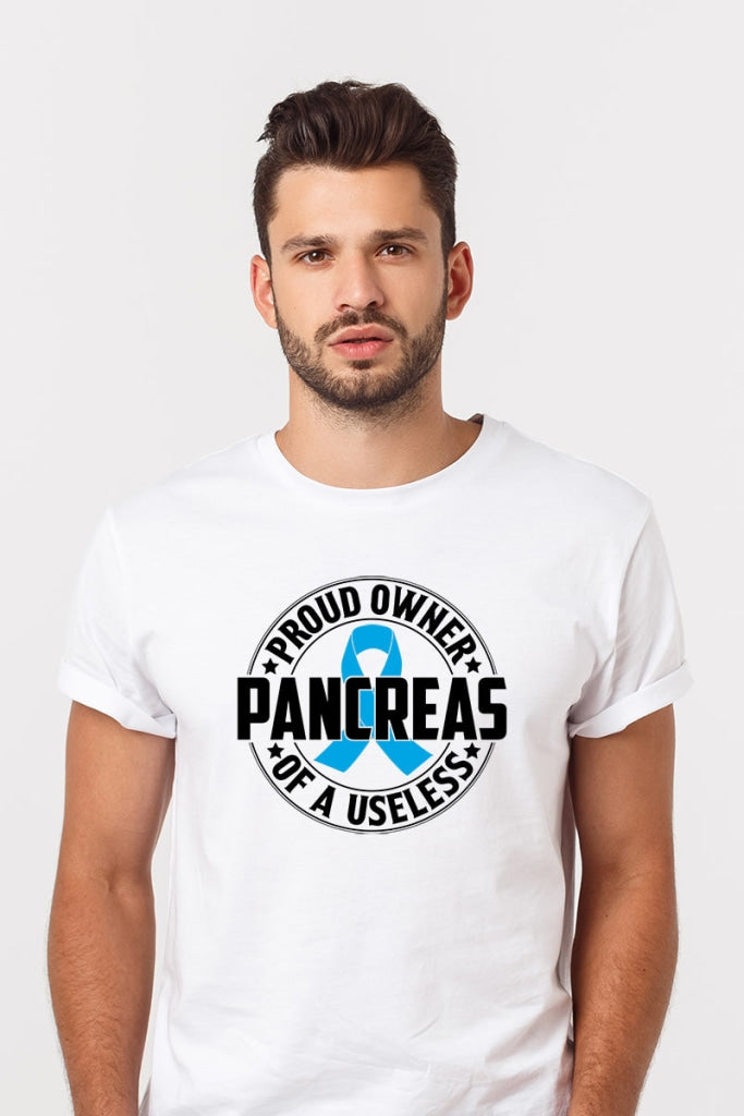 Proud Owner Of A Useless Pancreas - Unisex T-Shirt S / White Shirts