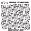 Pump Site Change Ft. Medtronic Minimed Stickers