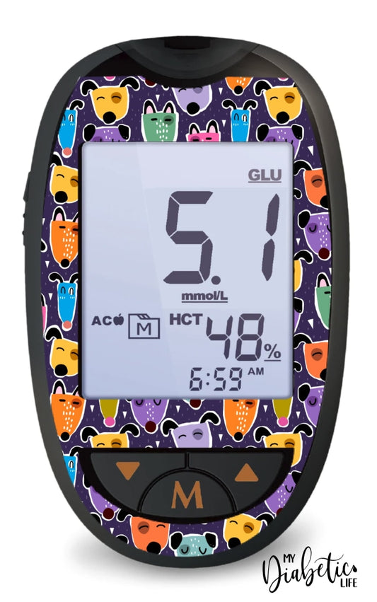 Puppies - Glucokey Connect Peel Skin And Decal Glucose Meter Sticker