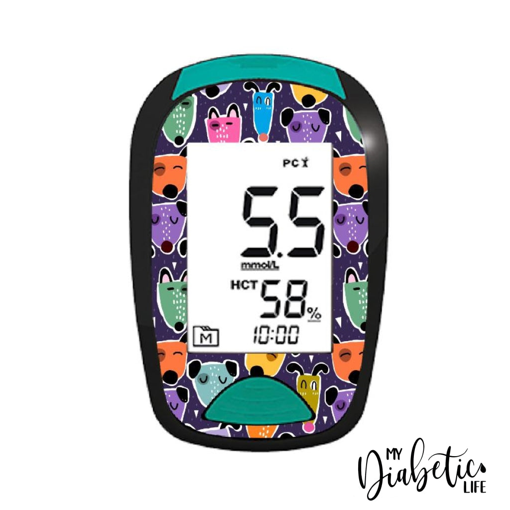 Puppies - Lifesmart Two Plus Peel Skin And Decal Glucose Meter Sticker Twoplus
