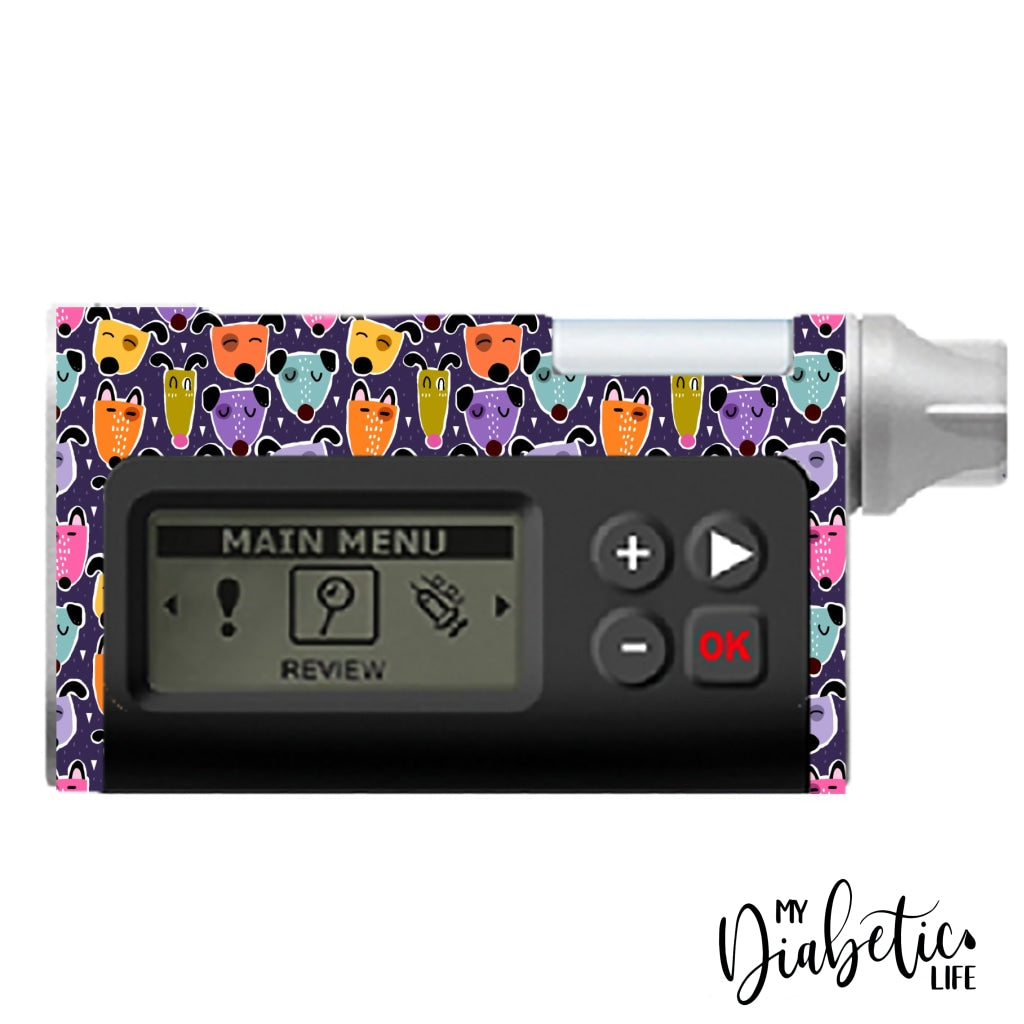 Puppies - Dana Rs Insulin Pump Sticker Peel Skin And Decal Rs