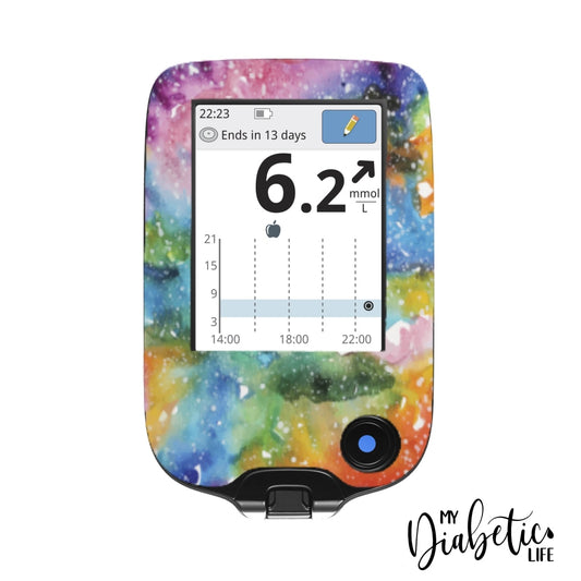 Rainbow Clouds - Freestyle Libre Peel, skin and Decal, glucose meter sticker - MyDiabeticLife