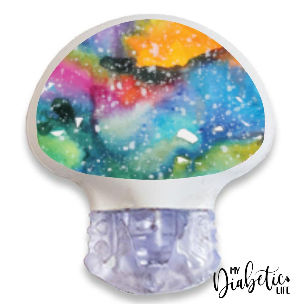 Rainbow Clouds - Medtronic Enlite Peel, skin and Decal, cgm sticker - MyDiabeticLife