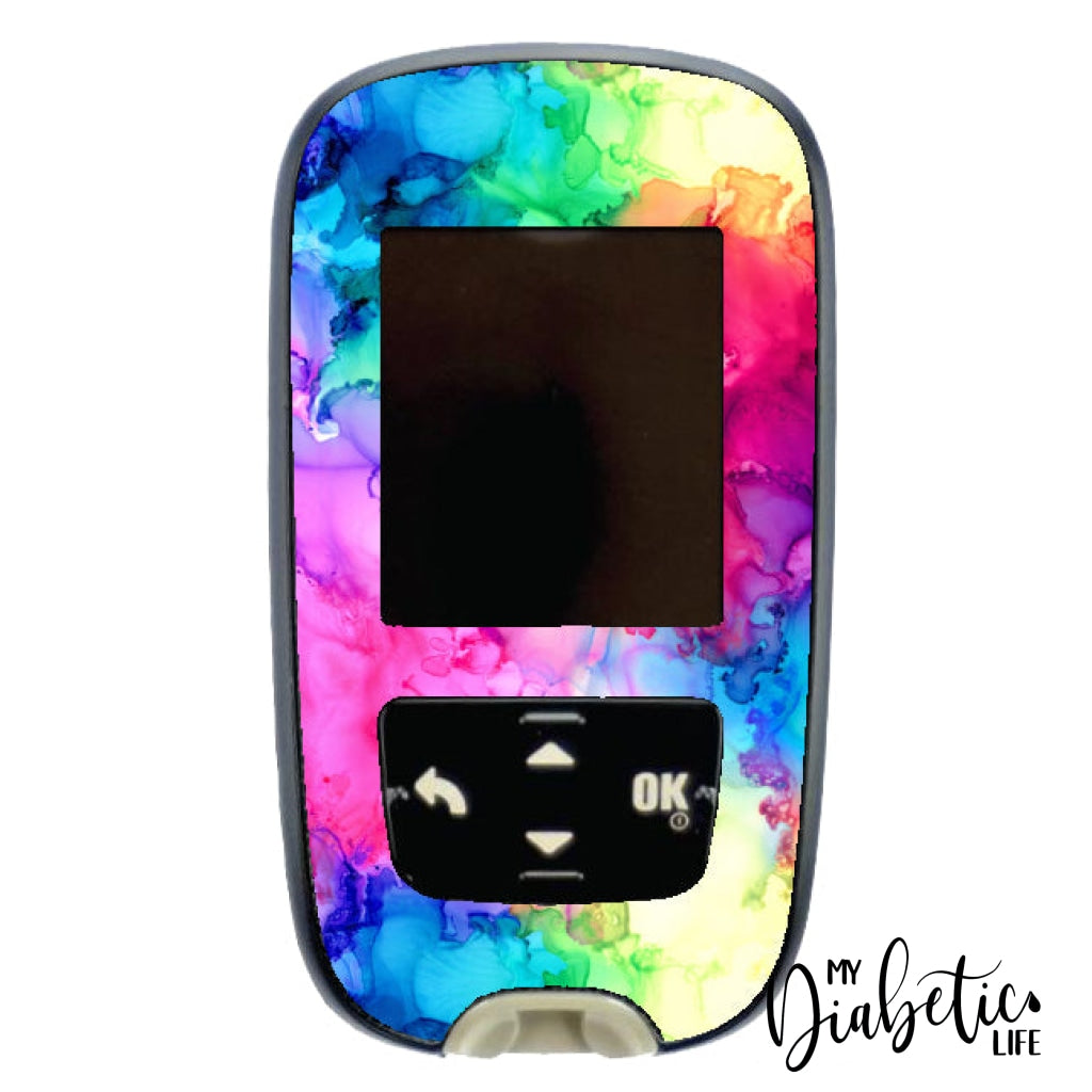 Rainbow Inks - Accu-Chek Guide Sticker