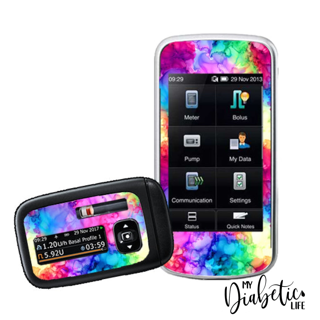 Rainbow Inks - Accu-Chek Insight & Remote Sticker Pump Accu-Chek