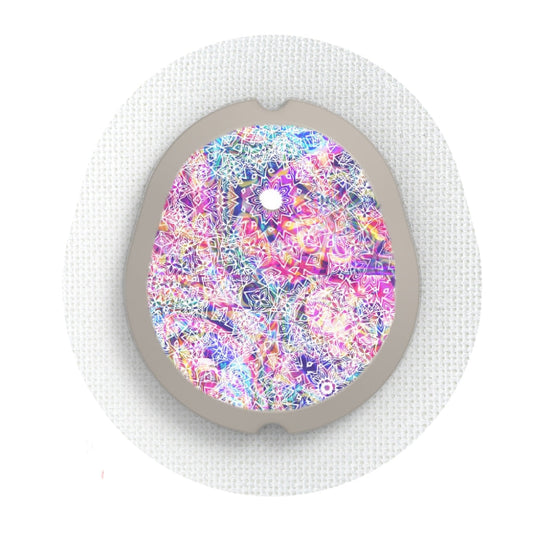 Rainbow Mandala - Dexcom G7 Sticker