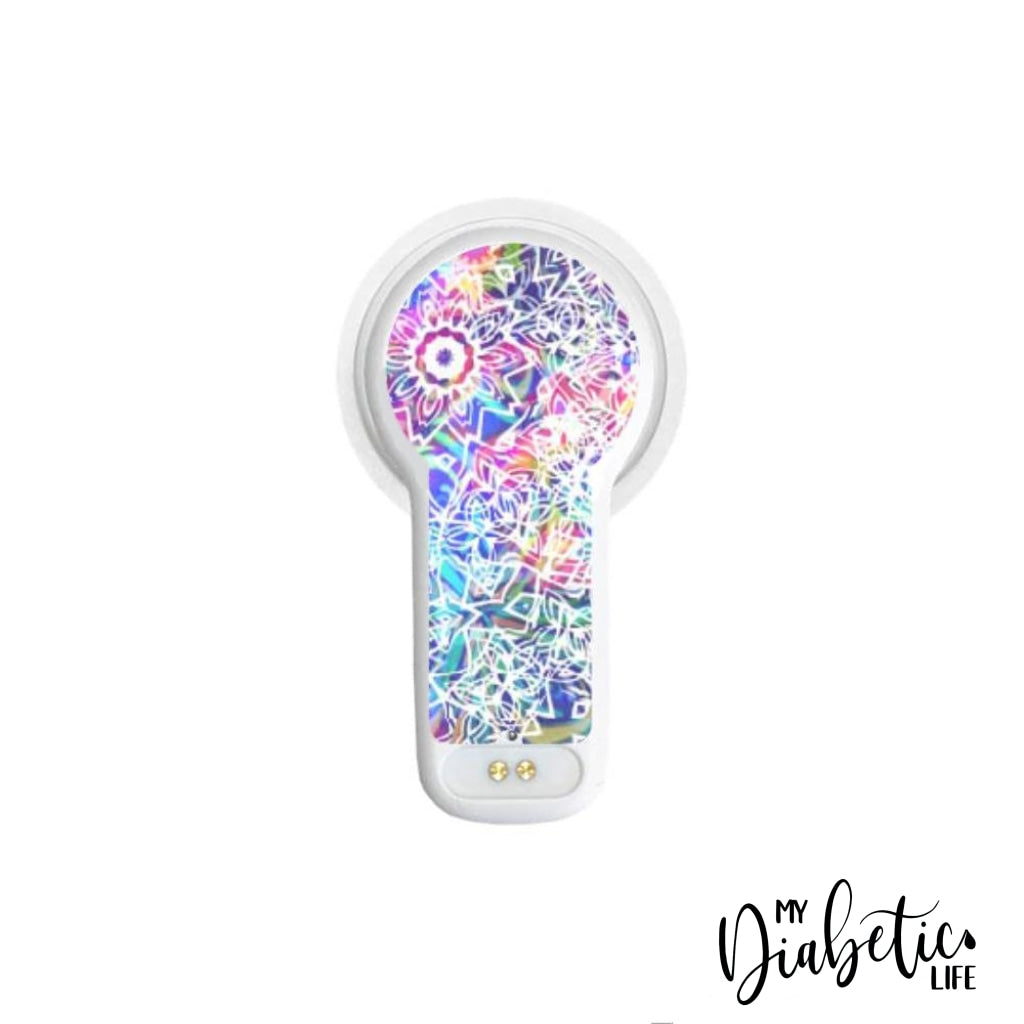 Watercolour Mandala - Maio Maio 2 Peel, skin and Decal, fgm/cgm sticker - MyDiabeticLife