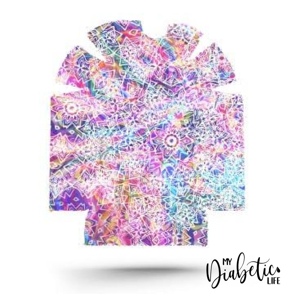 Watercolour Mandala - Omnipod Peel, skin and Decal, insulin pump sticker - MyDiabeticLife
