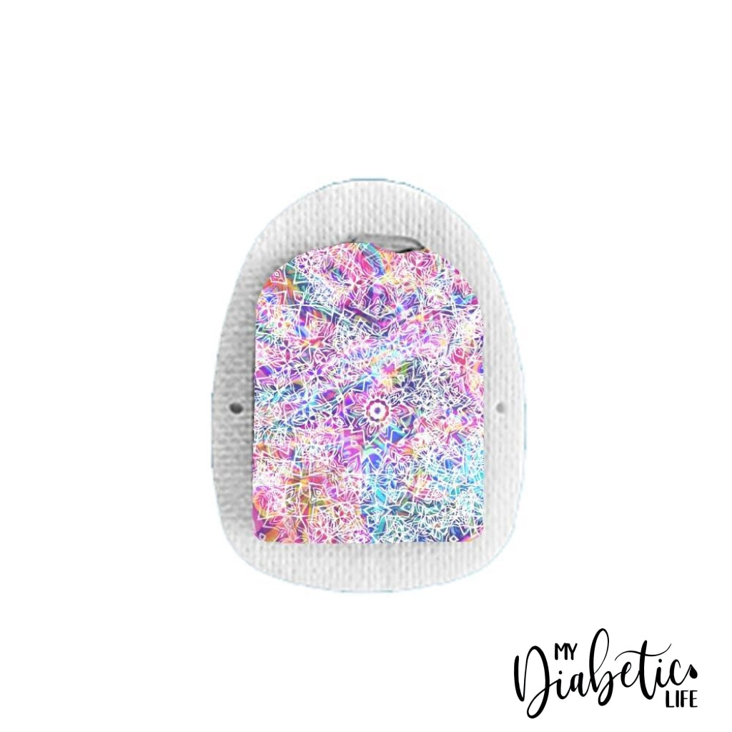 Watercolour Mandala - Omnipod Peel, skin and Decal, insulin pump sticker - MyDiabeticLife