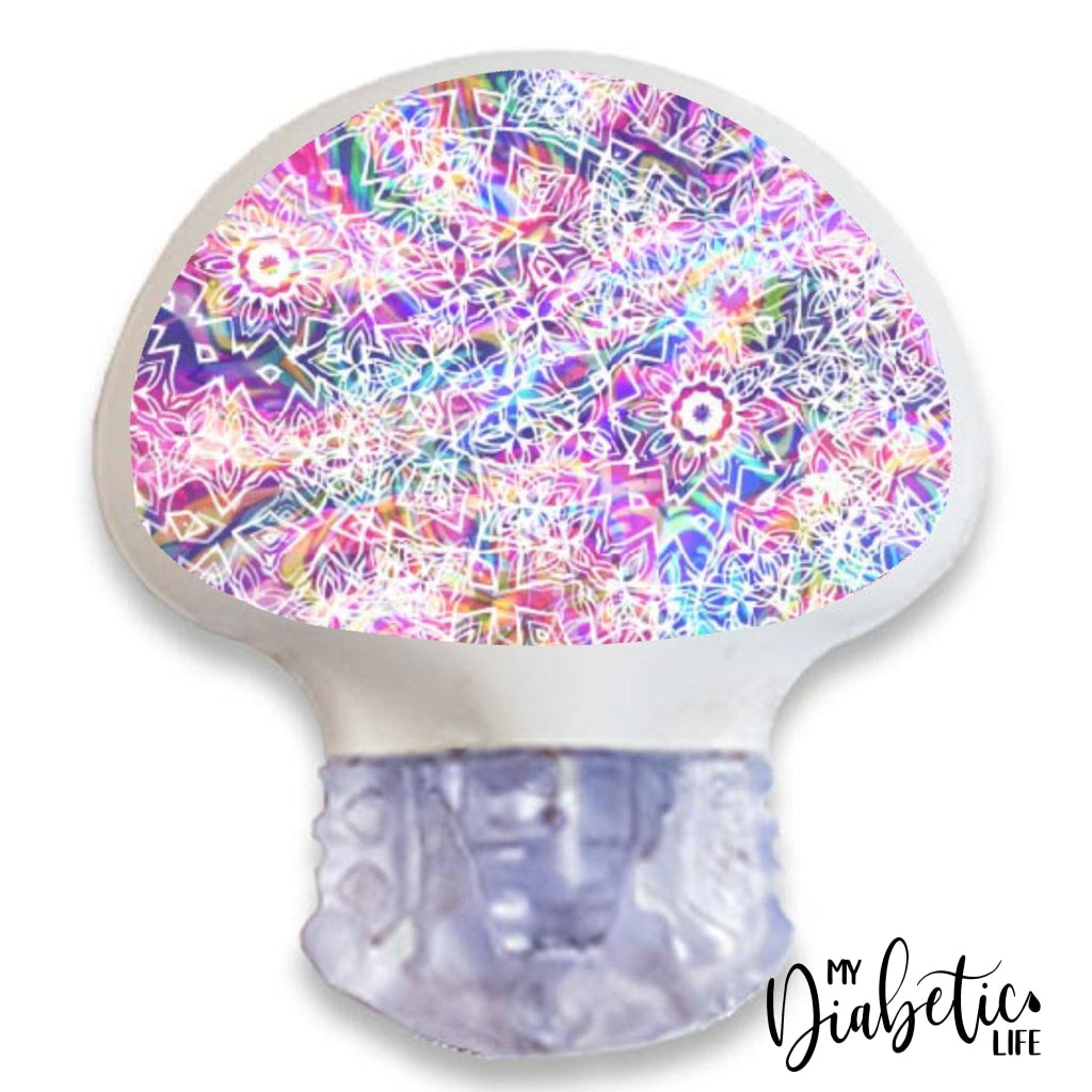 Watercolour Mandalal - Medtronic Enlite Peel, skin and Decal, cgm sticker - MyDiabeticLife