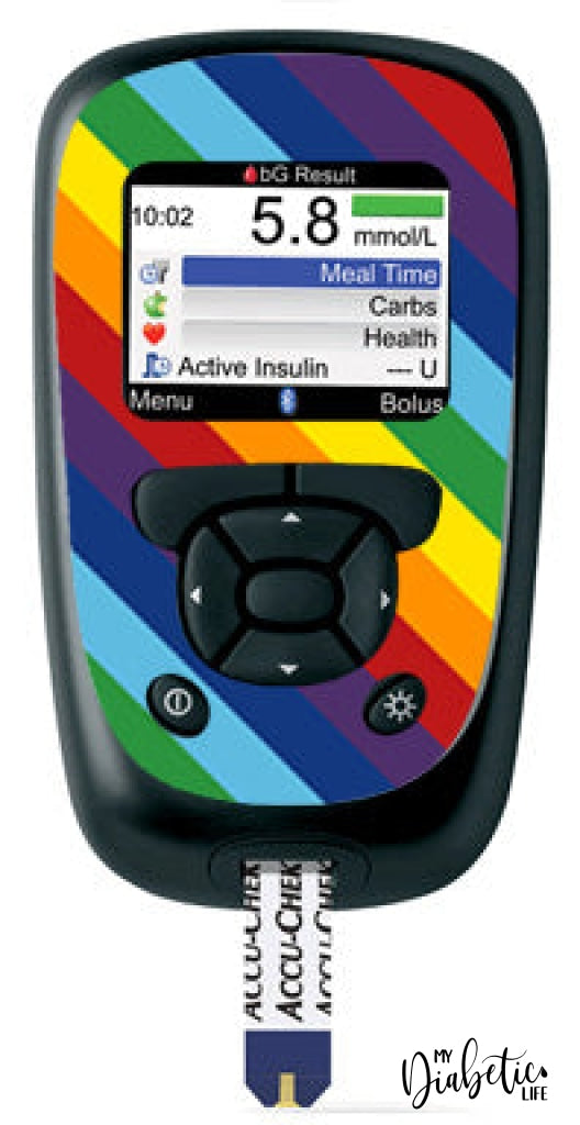 Rainbow Stripe - Accu-Chek Aviva Expert