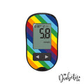 Rainbow Stripes - Accu-Chek Performa Sticker