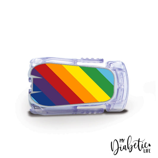 Rainbow Stripes - Dexcom G4/g5 Sticker