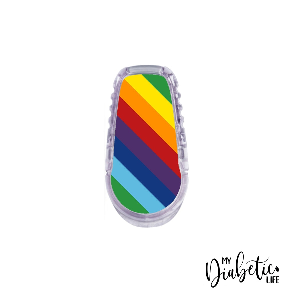 Rainbow Stripes - Dexcom G6 Sticker