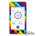 Rainbow Stripes - Omnipod Dash Sticker