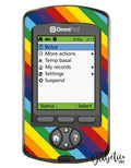 Rainbow Stripes - Omnipod Pdm Sticker