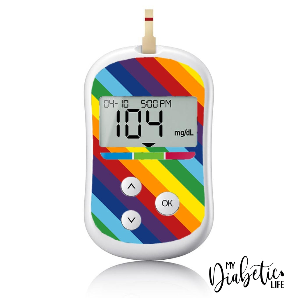 Rainbow Stripes - Onetouch Verio Flex Sticker One Touch