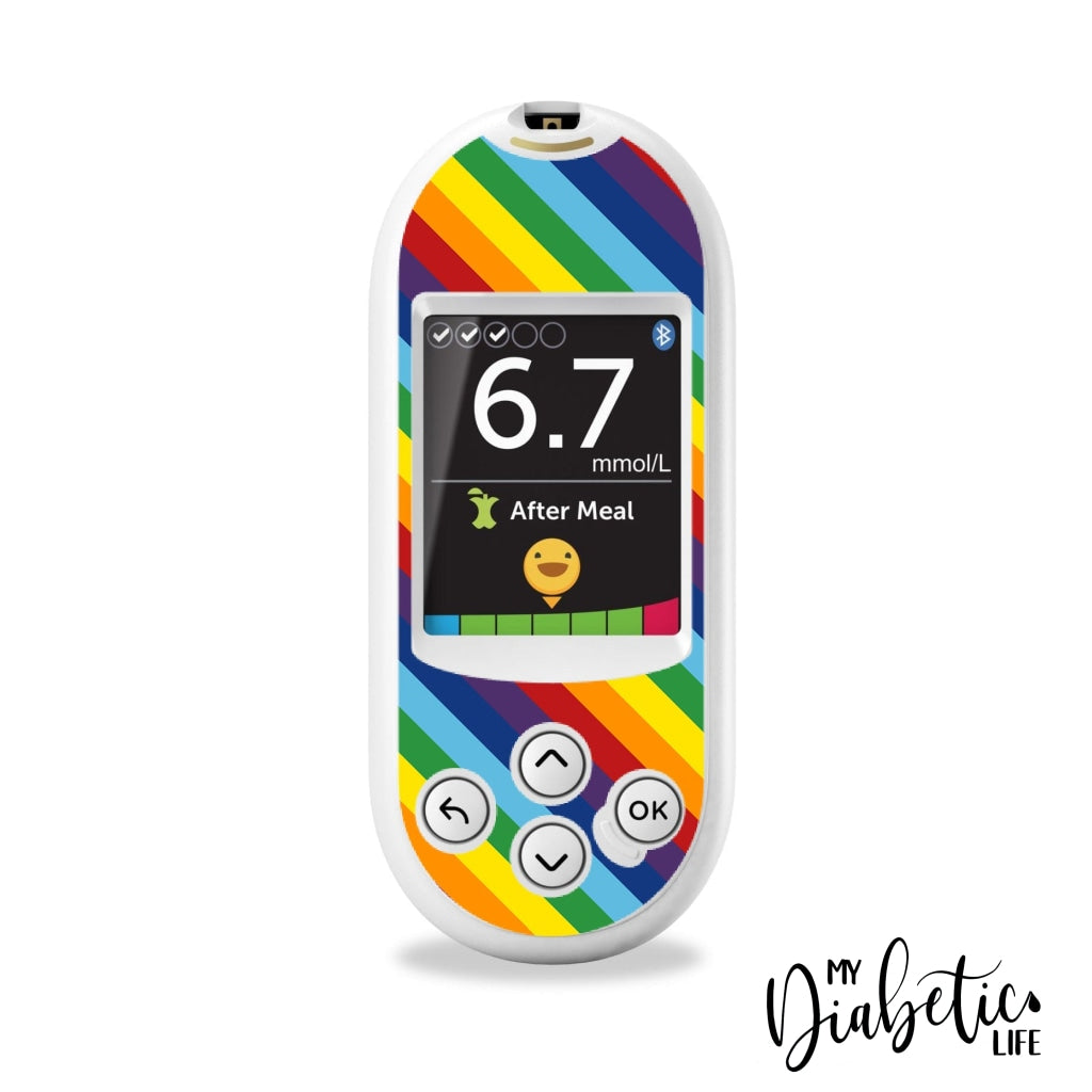 Rainbow Stripes - Onetouch Verio Reflect Sticker One Touch
