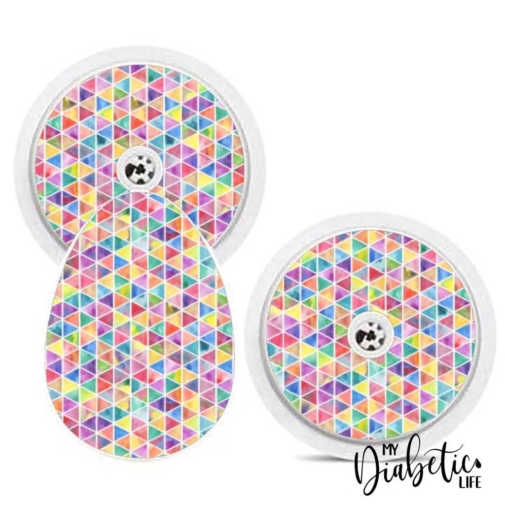 Rainbow Triangles - Bubble Reader Sticker Smart