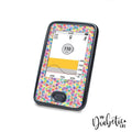 Rainbow Geometric Triangles - Dexcom G6 Peel, skin and Decal, glucose meter sticker - MyDiabeticLife