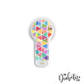 Rainbow Geometric Triangles - Maio Maio 2 Peel, skin and Decal, fgm/cgm sticker - MyDiabeticLife