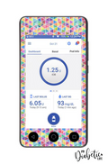 Rainbow Triangles - Omnipod Dash, skin and Decal, glucose meter sticker - MyDiabeticLife